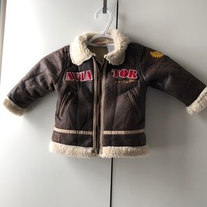 Toddler Sherpa lined jacket